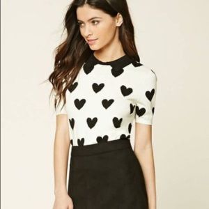 Peter Pan Collared Short sleeve sweater